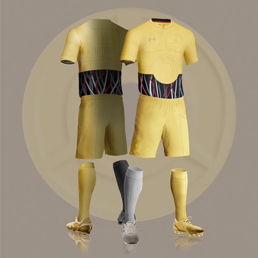 Nerea Palacios Star Wars Football Kits C3PO
